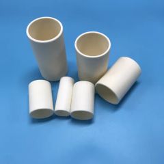 Laboratory Use Cylindrical Magnesia Melting Bowl Metal Ceramic Crucible - Image 2