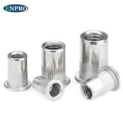 Rivet Nuts Aluminum Rivetnuts Blind Set Nutserts Threaded Insert Nutsert Cap Flat Head Rivet Nuts M3 M4 M5 M6 - Image 4