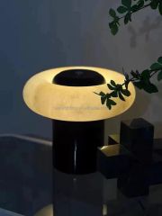 Snowflake Mushroom Modern Bedside Table Lamp Desk Marble Table Lamp - Image 5