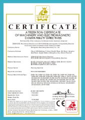 Certificates certificate of ZHENGZHOU MAICHENG MACHINERY CO.,LTD – certificate photo, supplier certificates section