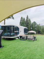 Luxury Space Capsule House – Prefabricated Modular Glass Pod Home - Image 4