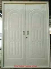 Single Sheet Double Leaf Metal Door for Cango Laboratory (CHAM-SSDLMD40) - China Modular Holdings Limited