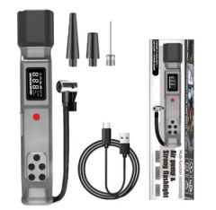 Skylla Air Pump Inflator Flashlight Cordless Portable Air Compressor Motorcycle Car Tire Inflator - Image 6