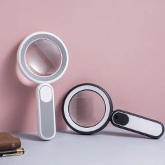 21 LED Handheld Magnifier Reading Lens Magnifying Glass - Image 2