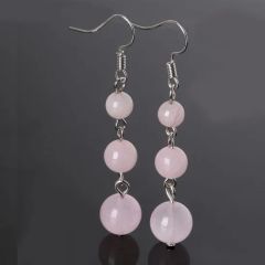 Semi Precious Stone Natural Crystal Earring - Image 6