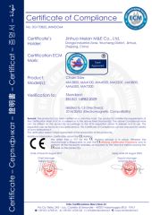 CE(CHAIN SAW) certificate of Jinhua Meian Mechanical and Electrical Co., Ltd. – certificate photo, supplier certificates section