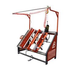 High Efficient Multifunctional Pneumatic Lift Pallet Nailing Table - Image 3