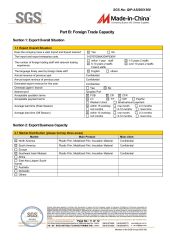 SGS certificate from Shandong Focus Packing Materials Co., Ltd.