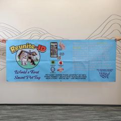 Premium Outdoor Custom Printed Polyester Advertising Flags and Banners - Image 2