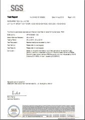 Test Report of POM 3d filament certificate from Guangzhou Yousu3D Technology Co., Ltd.