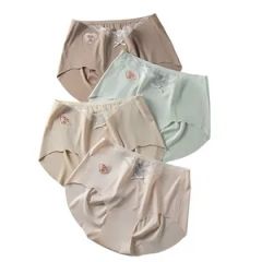 Ice Silk Lace-Trimmed Women's Seamless Panties - Image 6