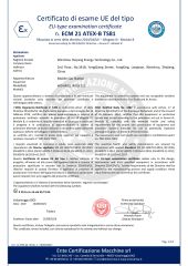 ATEX Certificate for mobile gas station certificate from Wenzhou Huiyang Energy Technology Co., Ltd