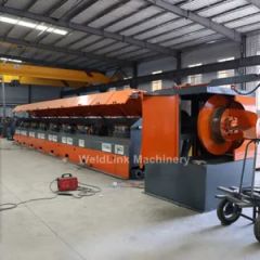 Construction Straight Line Industrial Dry Steel Black Annealed Low Carbon Wire Drawing Machine for Industrial Wire Processing Equi - Hebei WeldLink Machinery Manufacturing Co., Ltd.