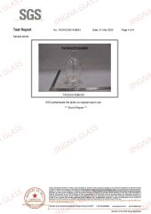 SGS certificate certificate from SHANDONG JINGNA GLASS CO., LTD.