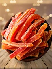Premium Dried Papaya Pieces For Healthy Snacking With Naturally Sweet Flavor And Convenient Storage - Image 1