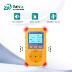 Advanced Quad Gas Monitor Four Sensor Multi Hazard Detection Gas CO2 MOQ 1 Set Origin China Brand Zhongan Model NO. - Image 2