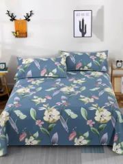 Flower Design Printing Fabric Home Textile Bedsheet Mali Weight 100GSM Style Printed Origin Huzhou HS Code 5407540000 Specification 230CM - Image 1