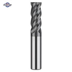CNC Machining Tools 4 Flute Solid Carbide End Mill Tools Milling Cutter - Chengdu Karve Precision Machinery Co., Ltd.