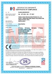 Factory CE certificate certificate of Liaoyang Yishan Machinery Imp. & Exp. Co., Ltd – certificate photo, supplier certificates section