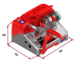 Factory Diret Sale Locksmith Supplies Flat Key Cutting Machine - Image 3