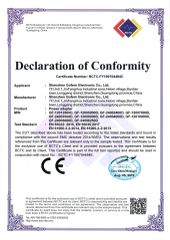 adapter 150w emc certificate from Shenzhen Gofern Electronic Co., Ltd.