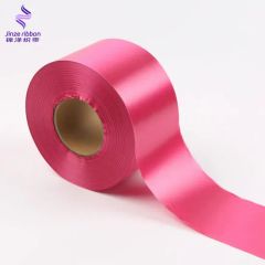 Promotional Custom Polyester 100mm 4inch Heat Transfer Printed Satin Ribbon Roll - Image 4