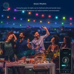 Smart LED Ball String Lights with APP Control for Home Decor - Image 5