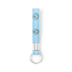Manchester City Silicone Crest Keyring - Image 1