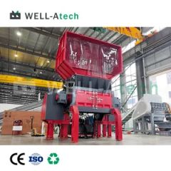 Plastic Machine Single Shaft Shredder for Plastic Waste Wood Pallet HDPE Pipe Fabric Textile Film Crushing Recycling Machine - Anhui Well Advanced Technology Co., Ltd