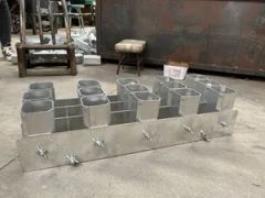 Fireworks Display Mortar Racks with 15 Shots and Iron+ Aluminum Build - Image 3