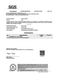 BIFMA certificate from Foshan Zhongfayijia Furniture Co., Ltd.