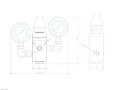 Grease Pressure Reducing Valve Grease Control Valve - Image 6