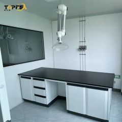 Workstation Lab Bench Furniture for Science and Medical Origin China Condition New Trademark TOPFEA Model NO. TFI001 HS Code 9403200000 - Image 1