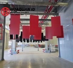 Cost Effective Manual Spray Booth with Exhaust Fan and Lighting System - Tianjin Huaquan Environmental Protection Technology Co., Ltd