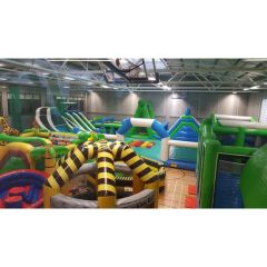 2024 Bouncy Commercial Playground Outdoor Adult Inflatable Obstacle Course for Sale - Image 6