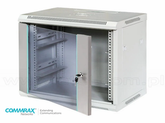 Cold Rolled Steel Wall Mount COMMRAX NETWORK RACK Shielding UTP Frequency 250MHz Length 305 meter Patch Panel Cat 6 No. of Pairs 4 - Image 1