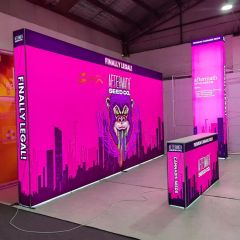 6m 3m Tension Fabric Backdrop Exhibition Booths Frame Equipment - Shanghai Zita Display Industry Co., Ltd.