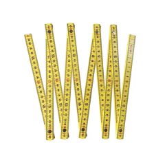 1m/2meter Yellow Color ABS Plastic Folding Ruler Accuracy 1mm Range 0-200cm Model NO. WF06 HS Code 90178000 Precision - Image 1