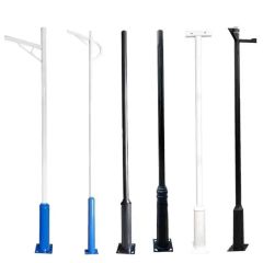 Durable Galvanized Carbon Steel Street Light Pole with Long Lifespan and Rainproof Design - Image 6