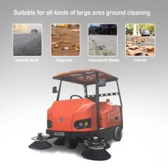 Electric Road Cleaner Machine Equipment Floor Sweeper - Image 1