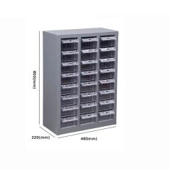 18 Drawers Plastic Box Cabinet for Components Tool Storage Drawer Cabinet - Image 6
