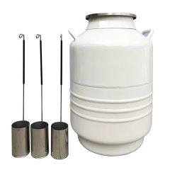 Large Caliber Liquid Nitrogen Container Laboratory Equipment Origin China Condition New Parts Gas Tank Model NO. YDS-10 Net Weight - Image 6
