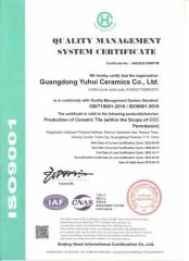 certificate certificate from FOSHAN CREDIT STAR IMPORT&EXPORT TRADING CO., LTD