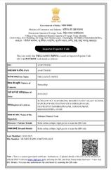 IEC certificate from TRILLIANCE IMPEX