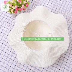 High Quality Fashion Straw Cap Sunscreen Beach Women Hat with Ribbon - Image 6