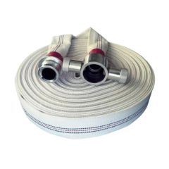 Water Flow Pipe 50mm 1 Inch Fire Hose Color White Origin China Diameter 1 Inch HS Code 59090000 Sample Available Lining With - Image 1