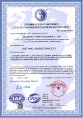 Certificates certificate of Changzhou Suyun Packaging Material Co., Ltd. – certificate photo, supplier certificates section