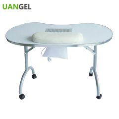 Portable Manicure Nail Table Color White Material MDF Condition New Model NO. 9001A Trademark UANGEL HS Code 8543709990 Customized - Image 1