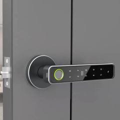 Ttlock APP Password Card Fingerprint Keyless Smart Electronic Biometric Handle Door Lock - Image 4