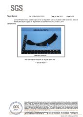 Synthetic Hair Fiber TEst certificate from Shanghai July Textile Co.,Ltd